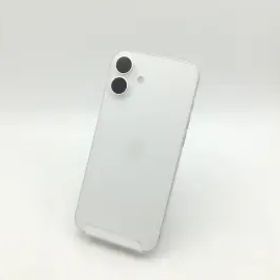 【中古】Apple 国内版 【SIMフリー】 iPhone 16 Plus 128GB ホワイト MXVC3J/A【熊本】保証期間１ヶ月【ランクA】