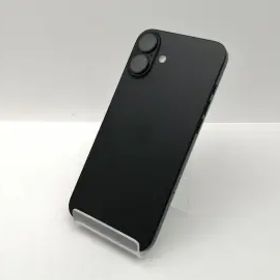 【中古】Apple 国内版 【SIMフリー】 iPhone 16 Plus 128GB ブラック MXVA3J/A【大阪堂島】保証期間１ヶ月【ランクB】