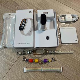シャオミ(Xiaomi)のXiaomi Smart Band 8 美品 日本語 韓国OK/別途バント3個付(その他) シャオミ(Xiaomi)のXiaomi Smart Band 8 美品 日本語 韓国OK/別途バント3個付(その他)