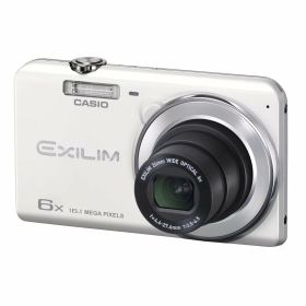 【中古】【非常に良い】CASIO デジタルカメラ EXILIM EX-ZS26WE 広角26mm 光学6倍ズーム 1610万画素 ホワイト