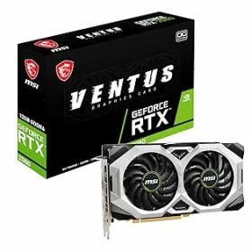 【中古】【未使用】MSI GeForce RTX 2060 VENTUS 12G OC グラフィックスボード VD7937 ブラック
