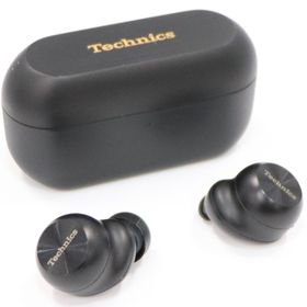 パナソニック(Panasonic)の中古 パナソニック Technics EAH-AZ100 フルワイヤレスイヤホン ノイズキャンセリング ブラックeah-az100-k【可(C)】(ヘッドフォン/イヤフォン)