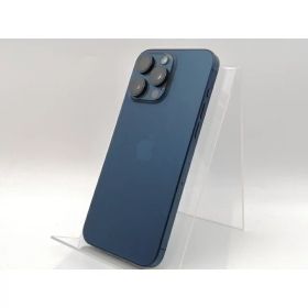 【中古】Apple 国内版 【SIMフリー】 iPhone 15 Pro Max 256GB ブルーチタニウム MU6T3J/A【ECセンター】保証期間1ヶ月【ランクA】