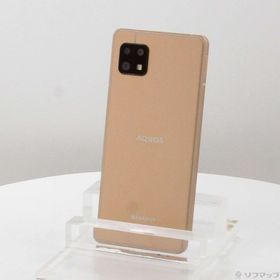 (中古)SHARP AQUOS sense6 128GB ライトカッパー SH-M19 SIMフリー(295-ud)