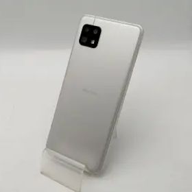 【中古】SHARP docomo 【SIMフリー】 AQUOS sense6 シルバー 4GB 64GB SH-54B【OSU301】保証期間１ヶ月【ランクB】