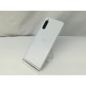 【中古】SONY au 【SIMロック解除済み】 Xperia 10 II ホワイト 4GB 64GB SOV43【博多】保証期間１ヶ月【ランクC】
