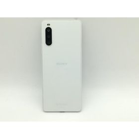 【中古】SONY au 【SIMロック解除済み】 Xperia 10 II ホワイト 4GB 64GB SOV43【OSU301】保証期間１ヶ月【ランクB】