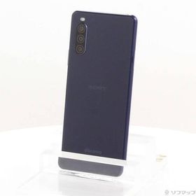 〔中古〕SONY(ソニー) Xperia 10 II 64GB ブルー SO-41A docomoロック解除SIMフリー〔269-ud〕