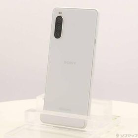 〔中古〕SONY(ソニー) Xperia 10 II 64GB ホワイト SO-41A docomoロック解除SIMフリー〔344-ud〕