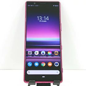 Xperia 5 J9260 SIMフリー レッド 送料無料 本体 c19826 【中古】