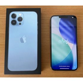 アイフォーン(iPhone)の値下！美品！iPhone13ProMax512G シエラブルー 本体&カバー(スマートフォン本体) アイフォーン(iPhone)の値下！美品！iPhone13ProMax512G シエラブルー 本体&カバー(スマートフォン本体)