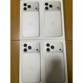 iPhone17 Pro MAX256GB シルバー 4台 未開封(スマートフォン本体) iPhone17 Pro MAX256GB シルバー 4台 未開封(スマートフォン本体)