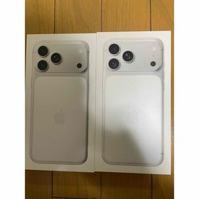 iPhone17 Pro MAX256GB シルバー 2台 未開封(スマートフォン本体) iPhone17 Pro MAX256GB シルバー 2台 未開封(スマートフォン本体)