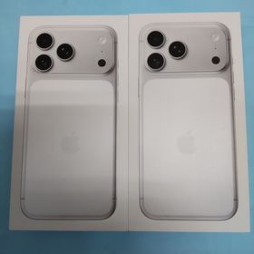 アップル(Apple)の２台【未開封新品】アップル iPhone17 ＰＲＯＭＡＸ 256GB シルバー(スマートフォン本体) アップル(Apple)の２台【未開封新品】アップル iPhone17 ＰＲＯＭＡＸ 256GB シルバー(スマートフォン本体)