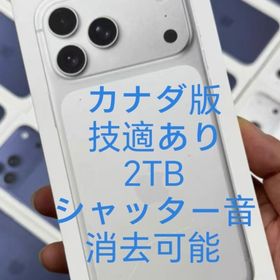 Apple iPhone 17 Pro Max Silver 2TB CA版(スマートフォン本体) Apple iPhone 17 Pro Max Silver 2TB CA版(スマートフォン本体)