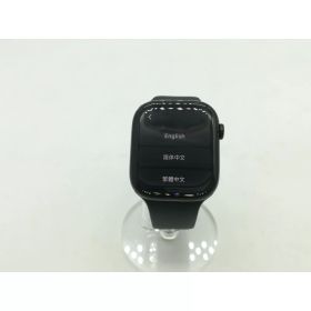 【中古】Apple Apple Watch Series10 46mm GPS ジェットブラックアルミニウムケース/ブラックスポーツバンド (M/L) MWWQ3J/A【広島】保証期間1ヶ月【ランクC】