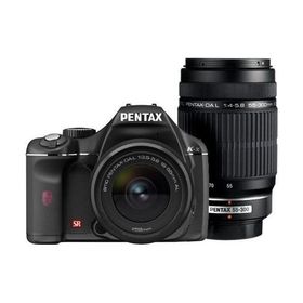中古 １年保証 美品 PENTAX K-x ダブルズームキット 18-55mm / 55-300mm ブラック