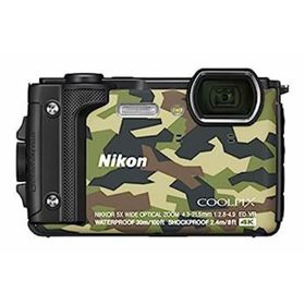 【中古】（非常に良い）Nikon デジタルカメラ COOLPIX W300 GR クールピクス カムフラージュ 防水(コンパクトデジタルカメラ)