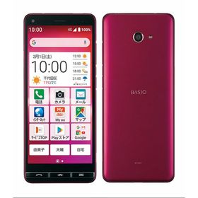 キョウセラ(京セラ)のBASIO kyv47 レッド(スマートフォン本体)