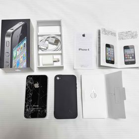 アイフォーン(iPhone)のiPhone4 Black 32GB 本体 動作◎ アクティベーション代行可能◎(スマートフォン本体)