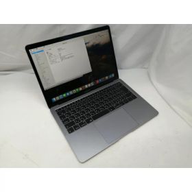 【中古】Apple MacBook Air 13インチ Corei5:1.6GHz 128GB Touch ID搭載モデル スペースグレイ MVFH2J/A (Mid 2019)【札幌】保証期間1ヶ月【ランクB】