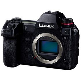 【中古】「非常に良い」パナソニック(Panasonic) フルサイズ ミラーレス一眼カメラ ルミックス S1 ボディ 2420万画素 ブラック DC-S1-K(ミラーレス一眼)