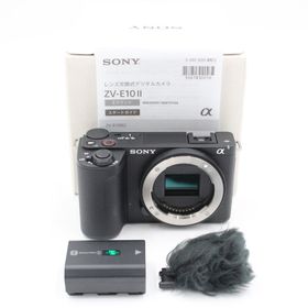 ★新品級★ VLOGCAM ZV-E10 II ボディ ブラック(ミラーレス一眼)