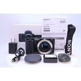ソニー(SONY)の【5,333回 美品】SONY ZV-E10 ボディ ブラック(ミラーレス一眼)