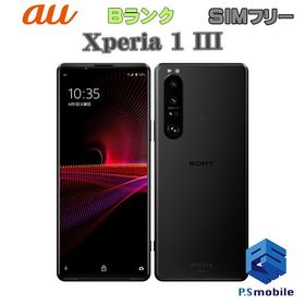 ☆良品中古☆SOG03 Xperia 1 III フロストブラック 048077-