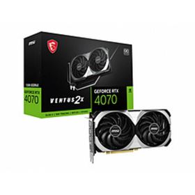 〔中古〕MSI(エムエスアイ) MSI GeForce RTX 4070 VENTUS 2X 12G OC〔344-ud〕