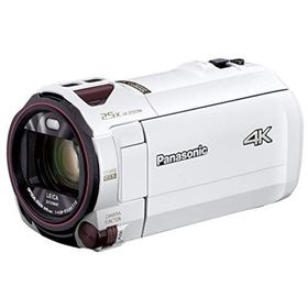 【中古】パナソニック 4K ビデオカメラ VX992M 64GB 光学20倍ズーム ピュアホワイト HC-VX992M-W(ビデオカメラ)