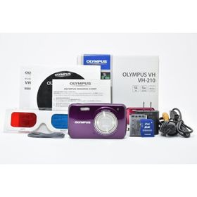 オリンパス(OLYMPUS)の【ほぼ新品・付属品完備】OLYMPUS VH-210 パープル(コンパクトデジタルカメラ)