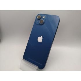 【中古】Apple docomo 【SIMフリー】 iPhone 13 128GB ブルー MLNG3J/A【秋葉本店】保証期間１ヶ月【ランクC】
