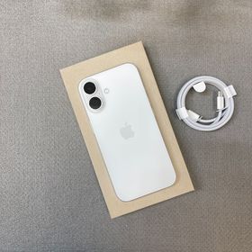新品同様 iPhone 16 128GB ホワイト Apple版 SIMフリー送料無料