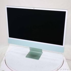 〔中古〕Apple(アップル) iMac 24-inch Mid-2021 MGPH3J／A Apple M1 8コアCPU_8コアGPU 8GB SSD256GB グリーン 〔26.3 Tahoe〕〔258-ud〕