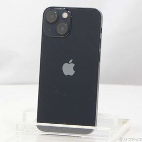 (中古)Apple iPhone13 mini 128GB ミッドナイト MLJC3J/A SIMフリー(377-ud)