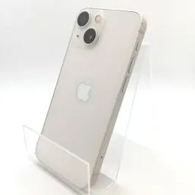 【中古】Apple SoftBank 【SIMフリー】 iPhone 13 mini 128GB スターライト MLJE3J/A【熊本】保証期間１ヶ月【ランクC】
