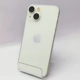 【中古】Apple au 【SIMフリー】 iPhone 13 mini 128GB スターライト MLJE3J/A【立川フロム中武】保証期間１週間【ランクC】