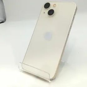 【中古】Apple 国内版 【SIMフリー】 iPhone 13 mini 128GB スターライト MLJE3J/A【浜松駅前】保証期間１ヶ月【ランクC】