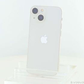 (中古)Apple iPhone13 mini 128GB スターライト MLJE3J/A SIMフリー(198-ud)