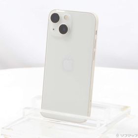 (中古)Apple iPhone13 mini 128GB スターライト MLJE3J/A SIMフリー(297-ud)