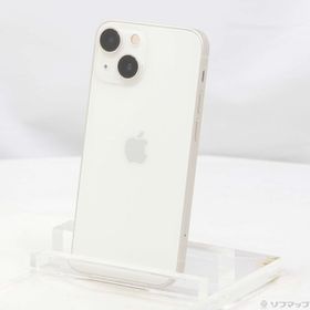 (中古)Apple iPhone13 mini 128GB スターライト MLJE3J/A SIMフリー(262-ud)