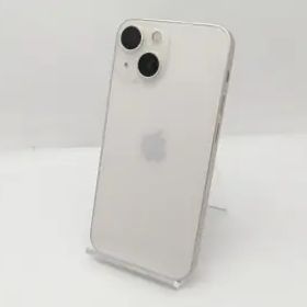 【中古】Apple 国内版 【SIMフリー】 iPhone 13 mini 128GB スターライト MLJE3J/A【新宿2】保証期間１ヶ月【ランクC】
