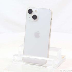 (中古)Apple iPhone13 mini 128GB スターライト MLJE3J/A SIMフリー(269-ud)