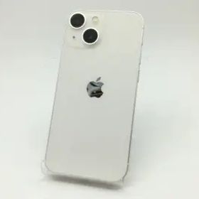 【中古】Apple au 【SIMフリー】 iPhone 13 mini 128GB スターライト MLJE3J/A【広島】保証期間１ヶ月【ランクA】