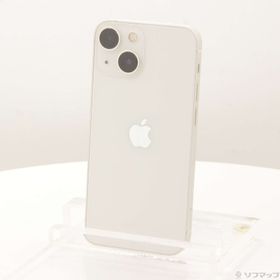 (中古)Apple iPhone13 mini 128GB スターライト MLJE3J/A SIMフリー(247-ud)