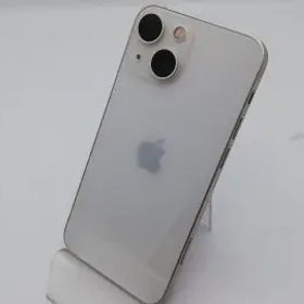 【中古】Apple docomo 【SIMフリー】 iPhone 13 mini 128GB スターライト MLJE3J/A【新宿東口】保証期間１ヶ月【ランクC】