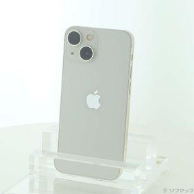 (中古)Apple iPhone13 mini 128GB スターライト MLJE3J/A SIMフリー(258-ud)