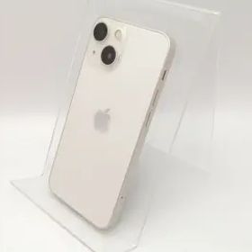 【中古】Apple 国内版 【SIMフリー】 iPhone 13 mini 128GB スターライト MLJE3J/A【高崎モントレー】保証期間１ヶ月【ランクB】