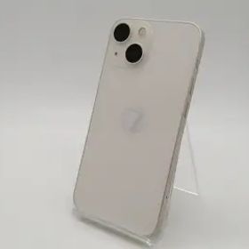【中古】【赤ロム保証あり】Apple au 【SIMフリー】 iPhone 13 mini 128GB スターライト MLJE3J/A【札幌南2条】保証期間１週間【ランクC